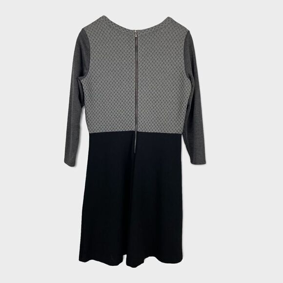 Loft Textured Color-Block Dress size 6 - Picture 2 of 6